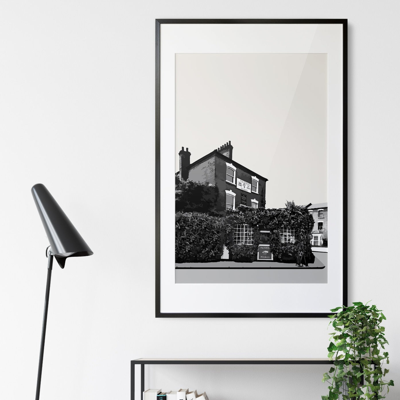 Finsbury Park print, The Faltering Fullback pub