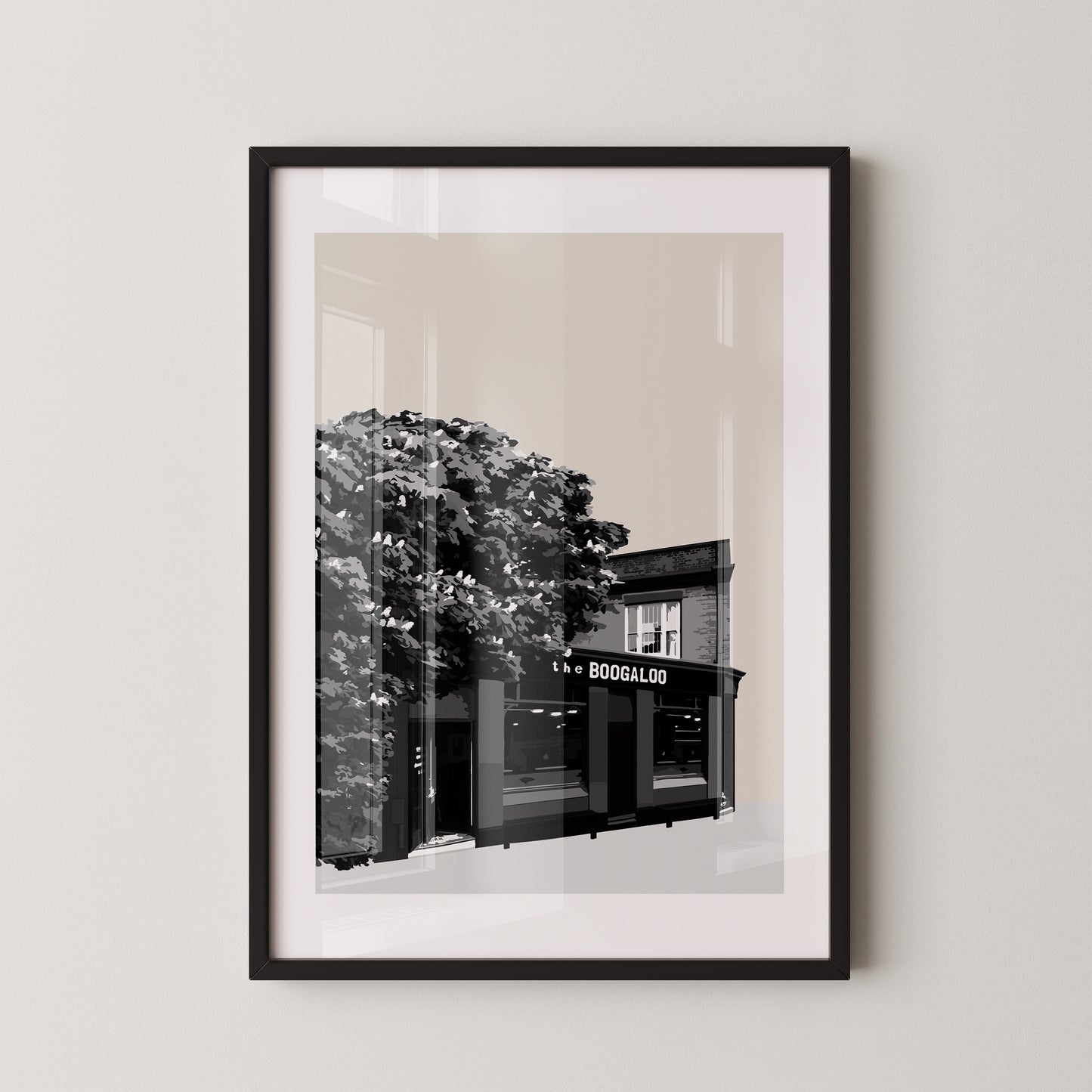 Highgate print, The Boogaloo pub