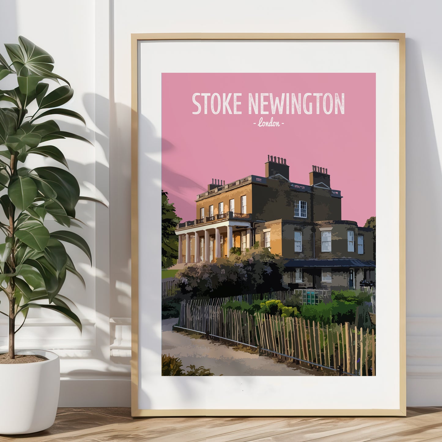 Stoke Newington print, Clissold Park
