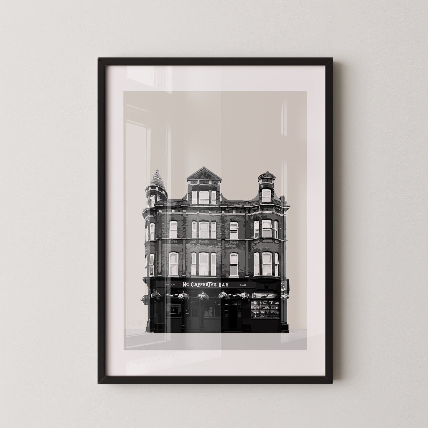 Crouch End print, McCaffery's bar