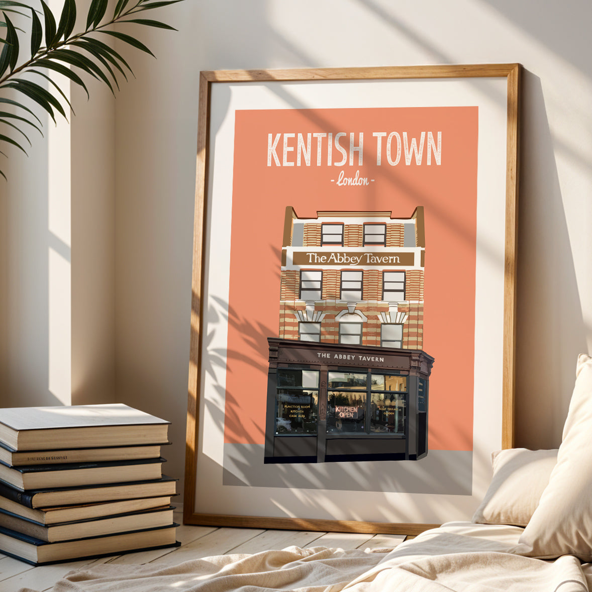 Kentish Town print, The Abbey Tavern