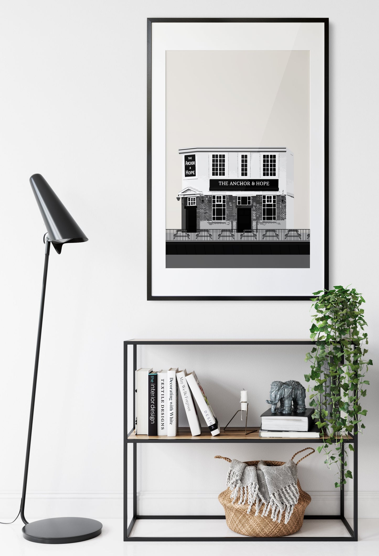 Hackney print, The Anchor and Hope pub