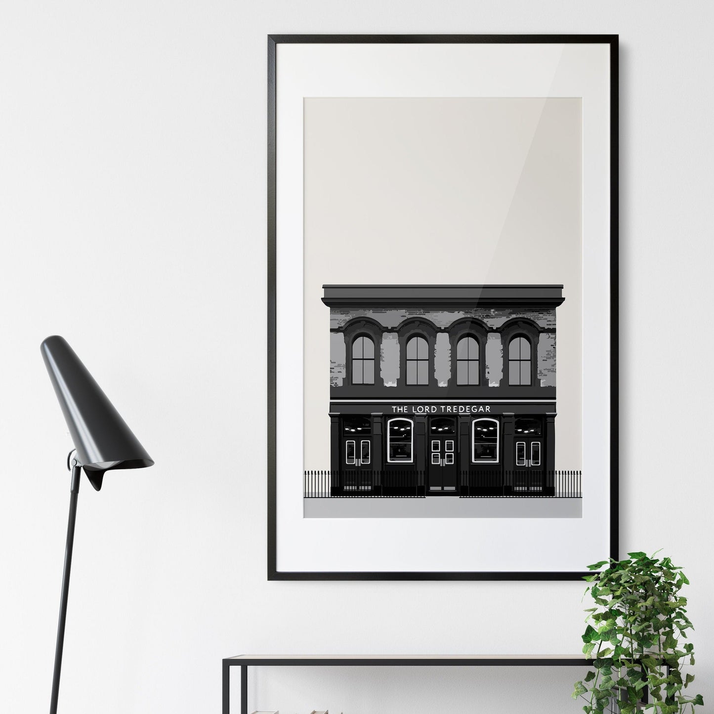 Bow print, The Lord Tredegar pub