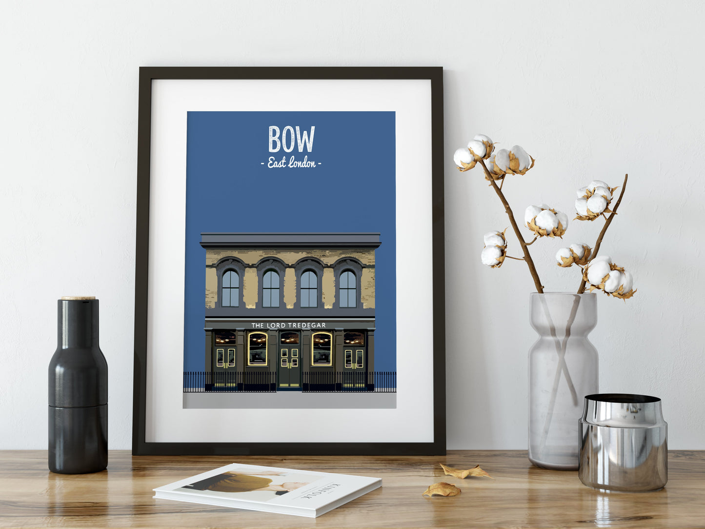 Bow print, The Lord Tredegar pub