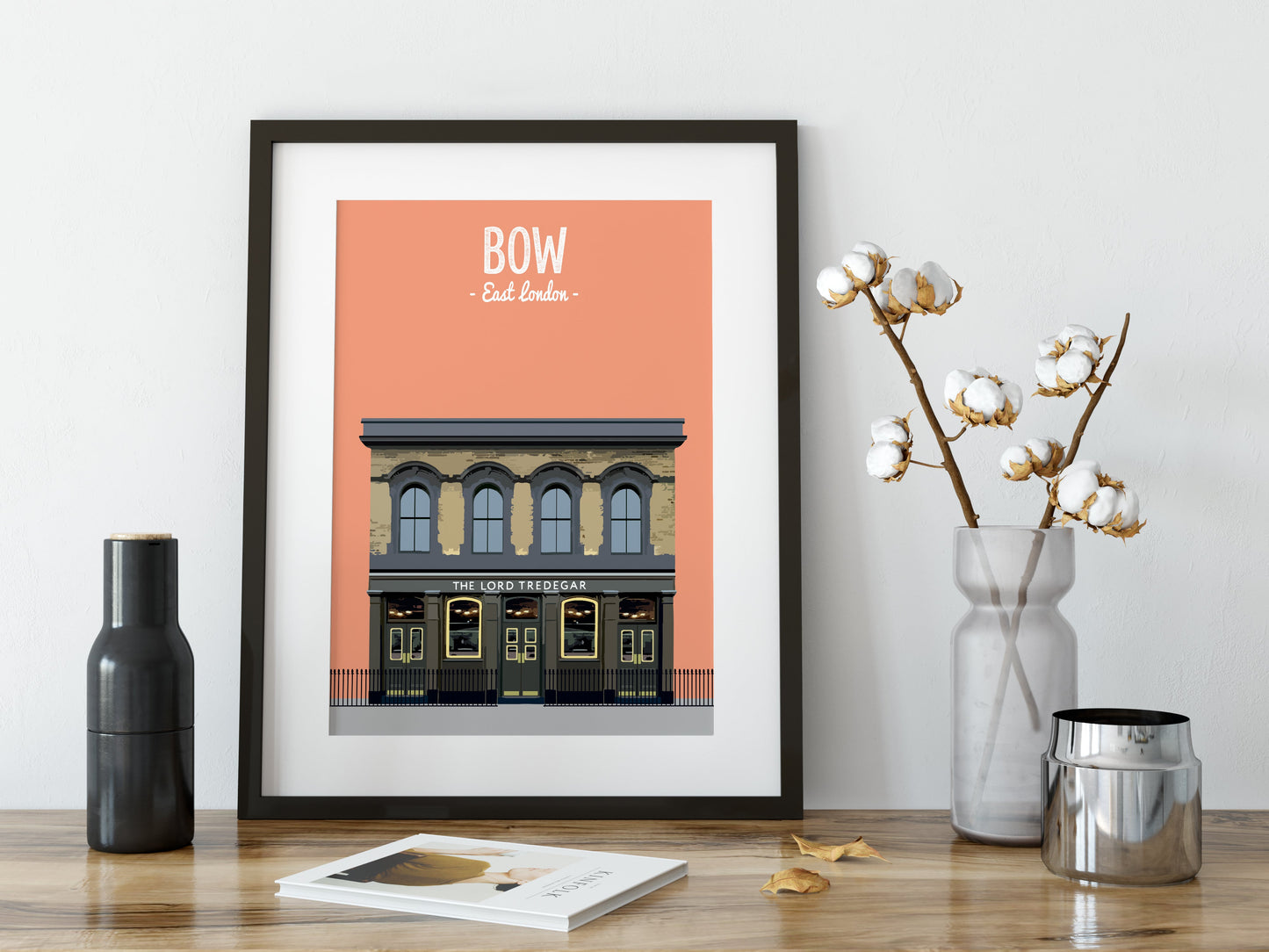 Bow print, The Lord Tredegar pub