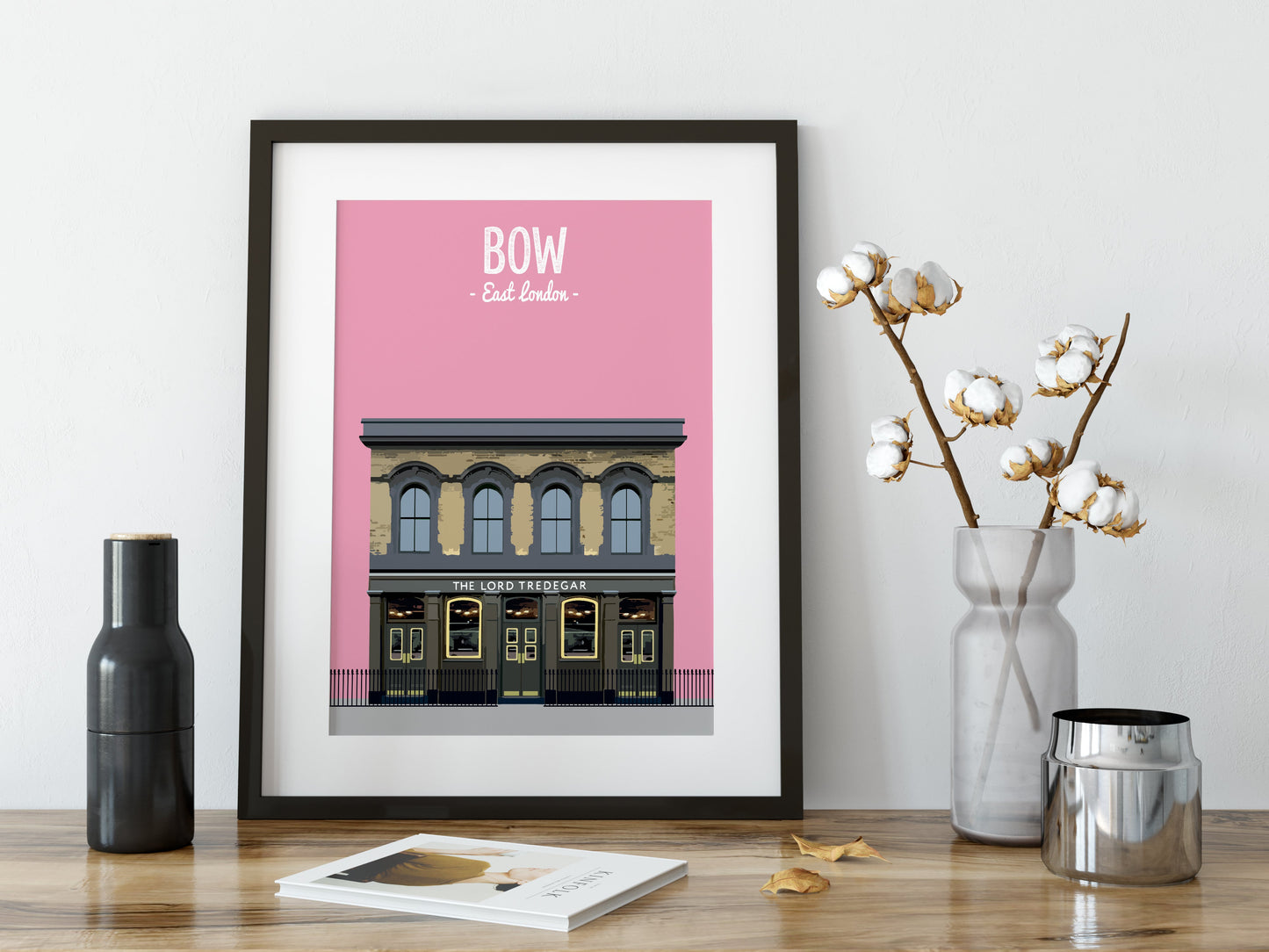 Bow print, The Lord Tredegar pub