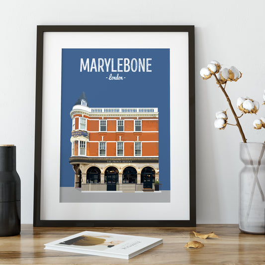 Marylebone print, The Prince Regent pub