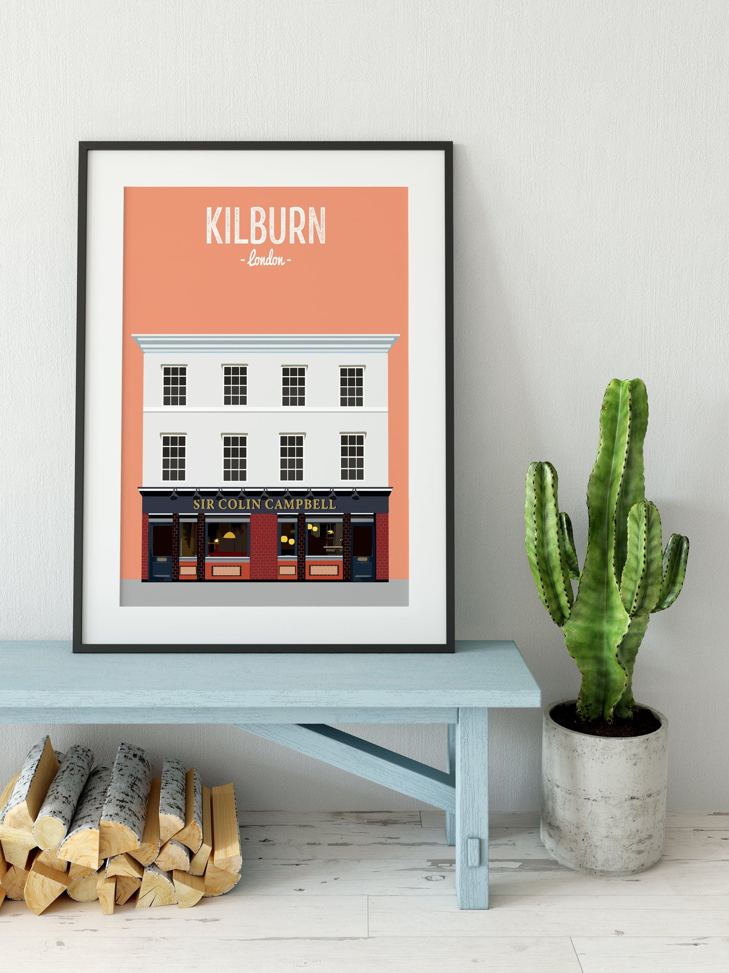Kilburn print, The Sir Colin Campbell pub