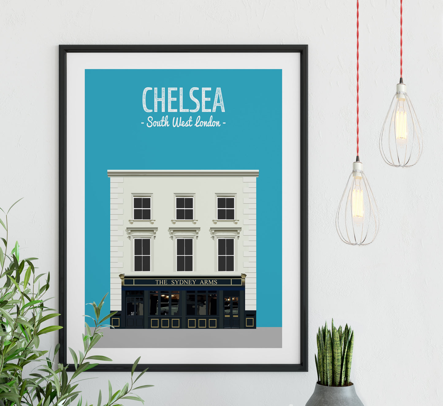 Chelsea print, The Sydney Arms pub