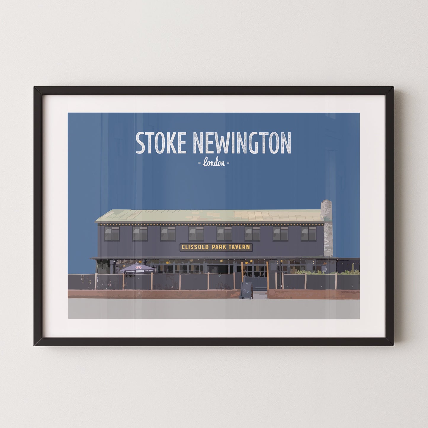 Stoke Newington print, The Clissold Park Tavern