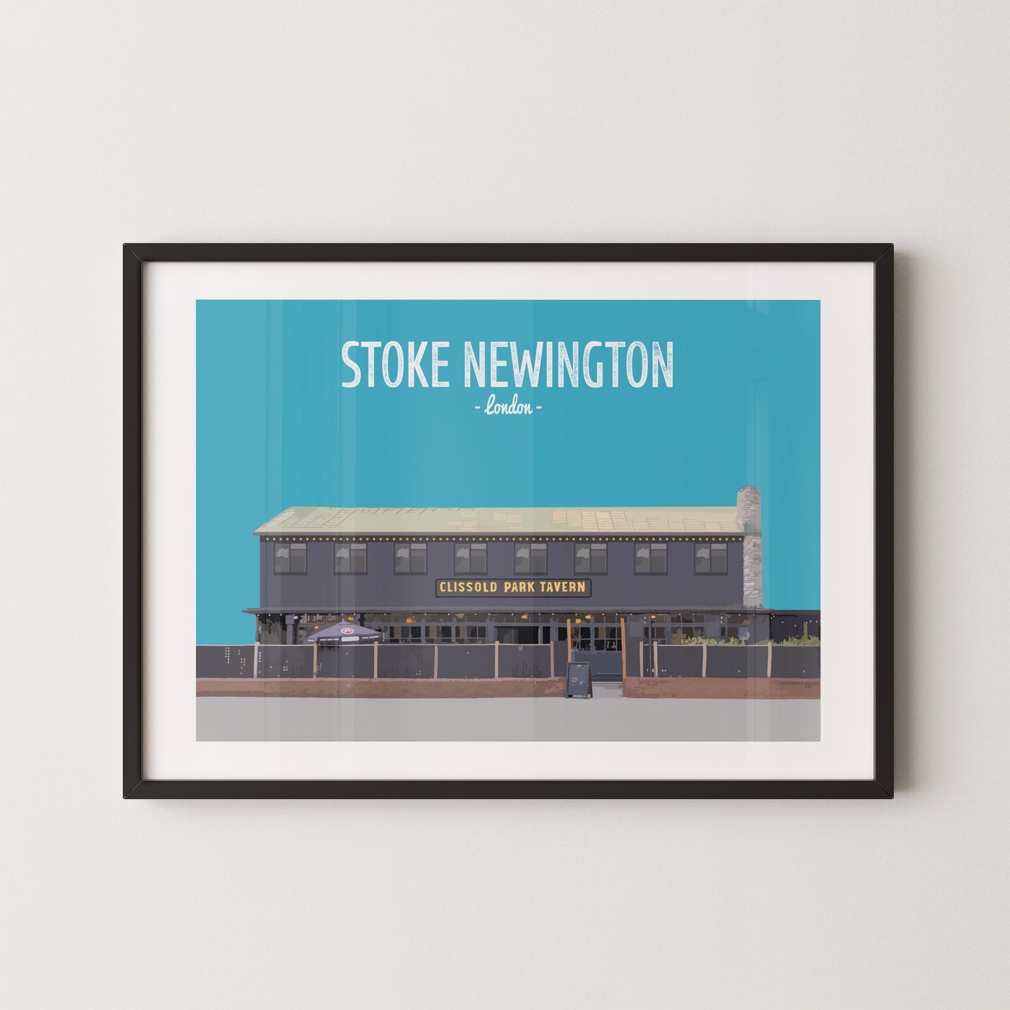 Stoke Newington print, The Clissold Park Tavern