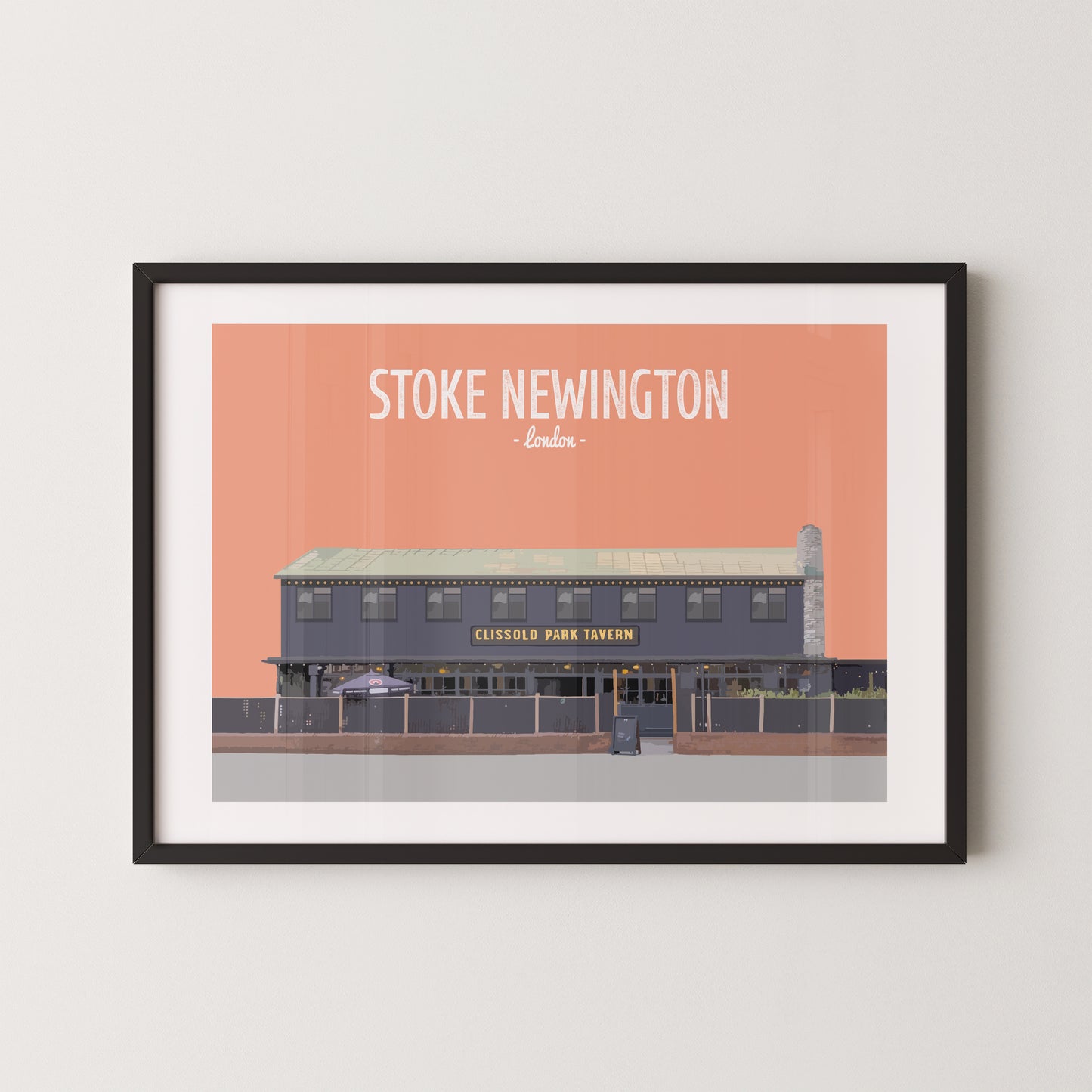 Stoke Newington print, The Clissold Park Tavern