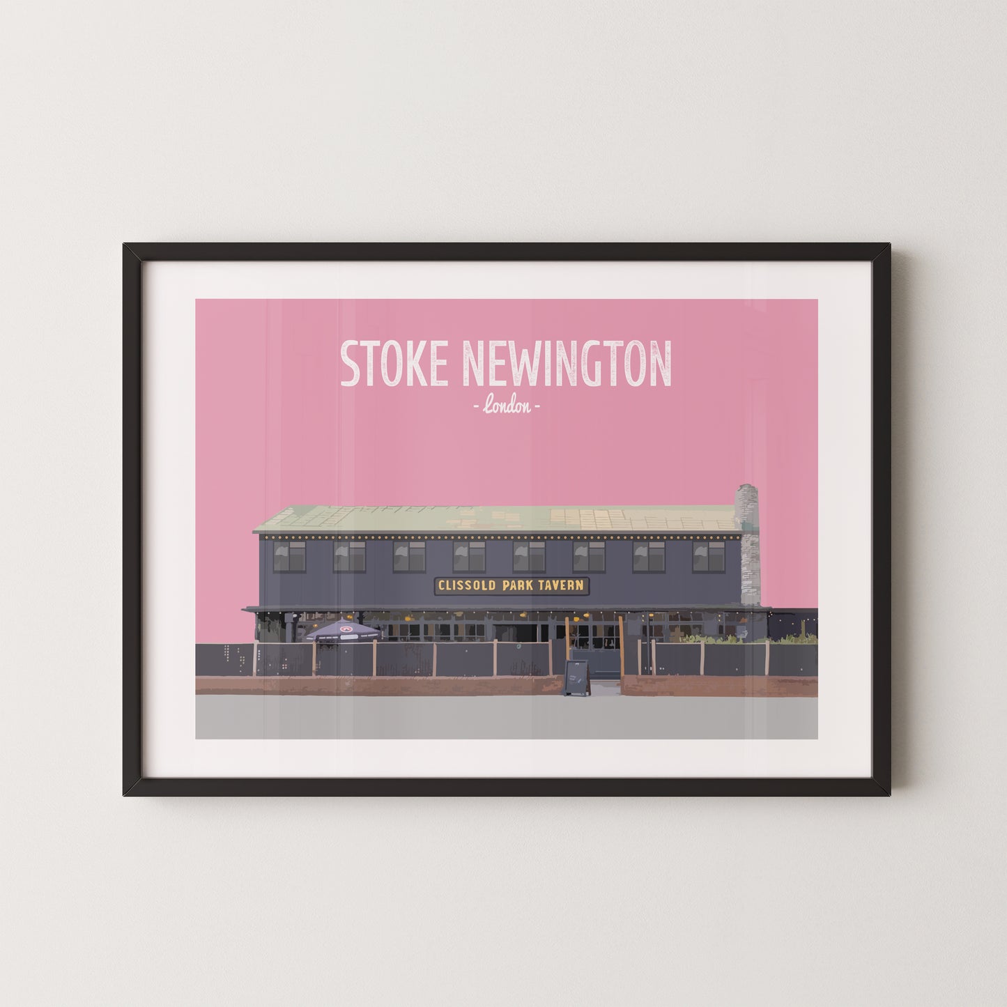 Stoke Newington print, The Clissold Park Tavern