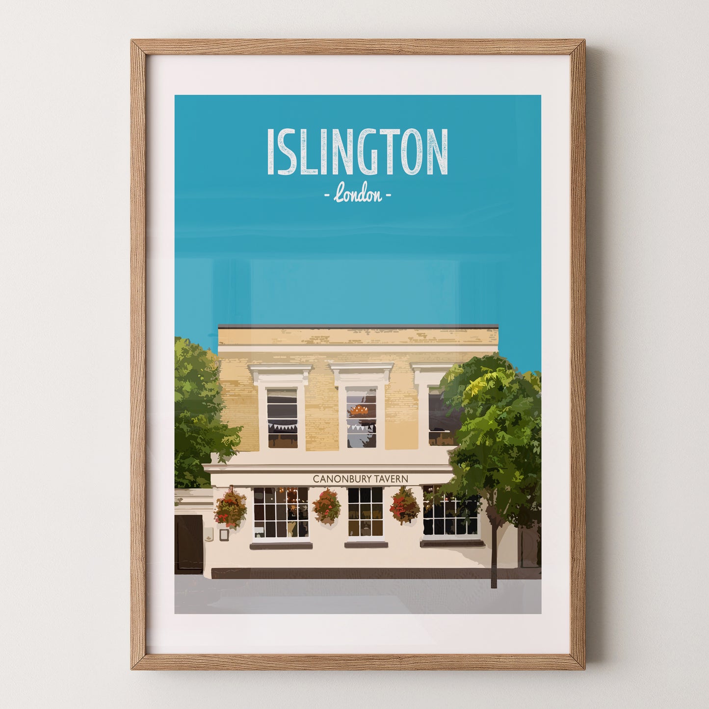 Islington print, The Canonbury pub