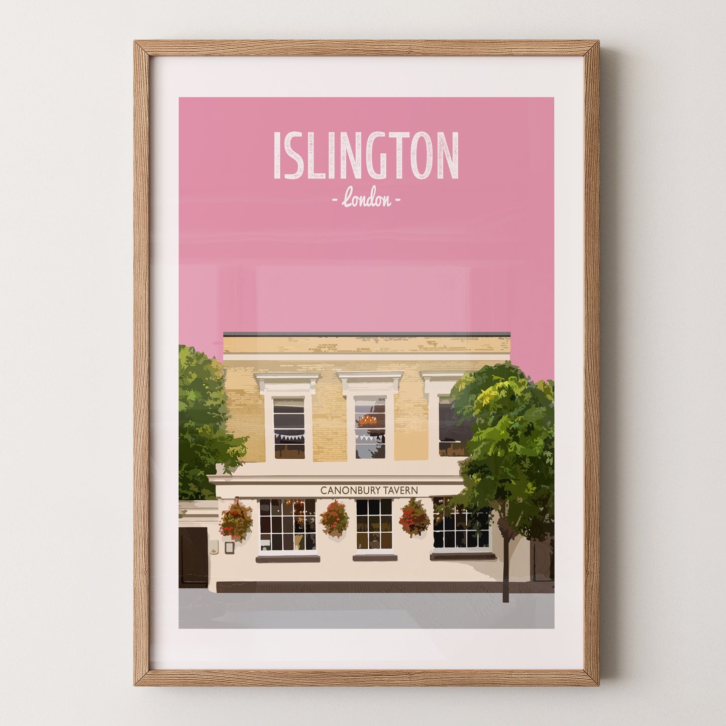 Islington print, The Canonbury pub