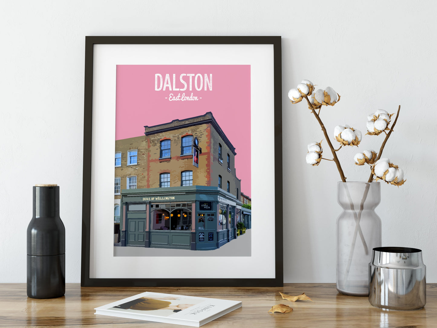 Dalston print, The Duke of Wellington pub