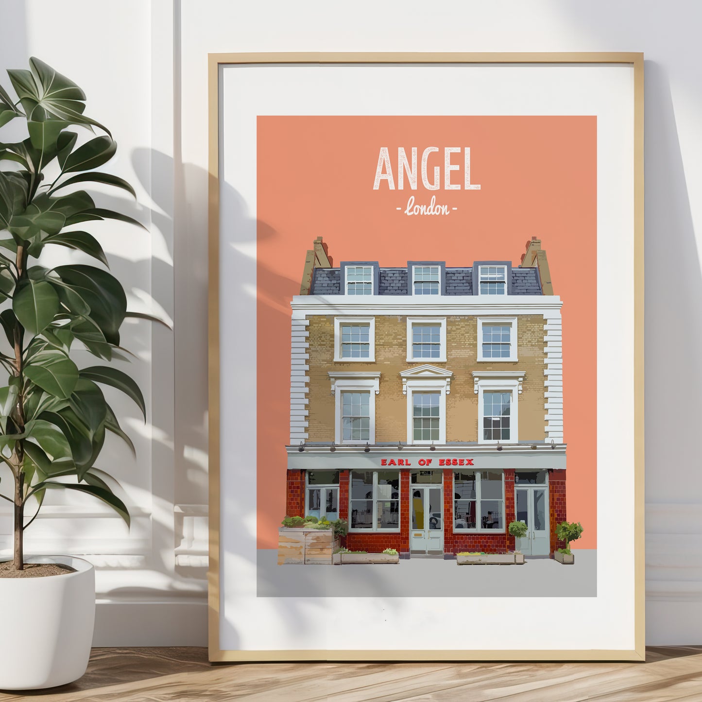Angel print, The Earl of Essex pub