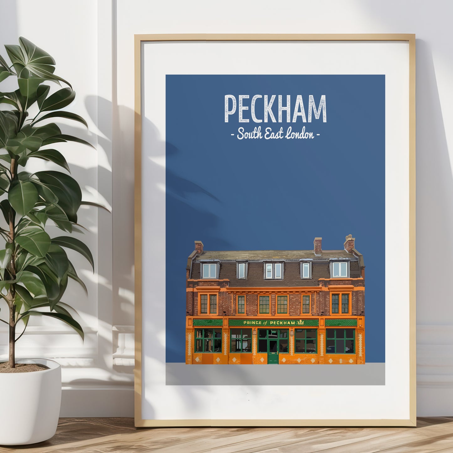 Peckham print, The Prince of Peckham pub