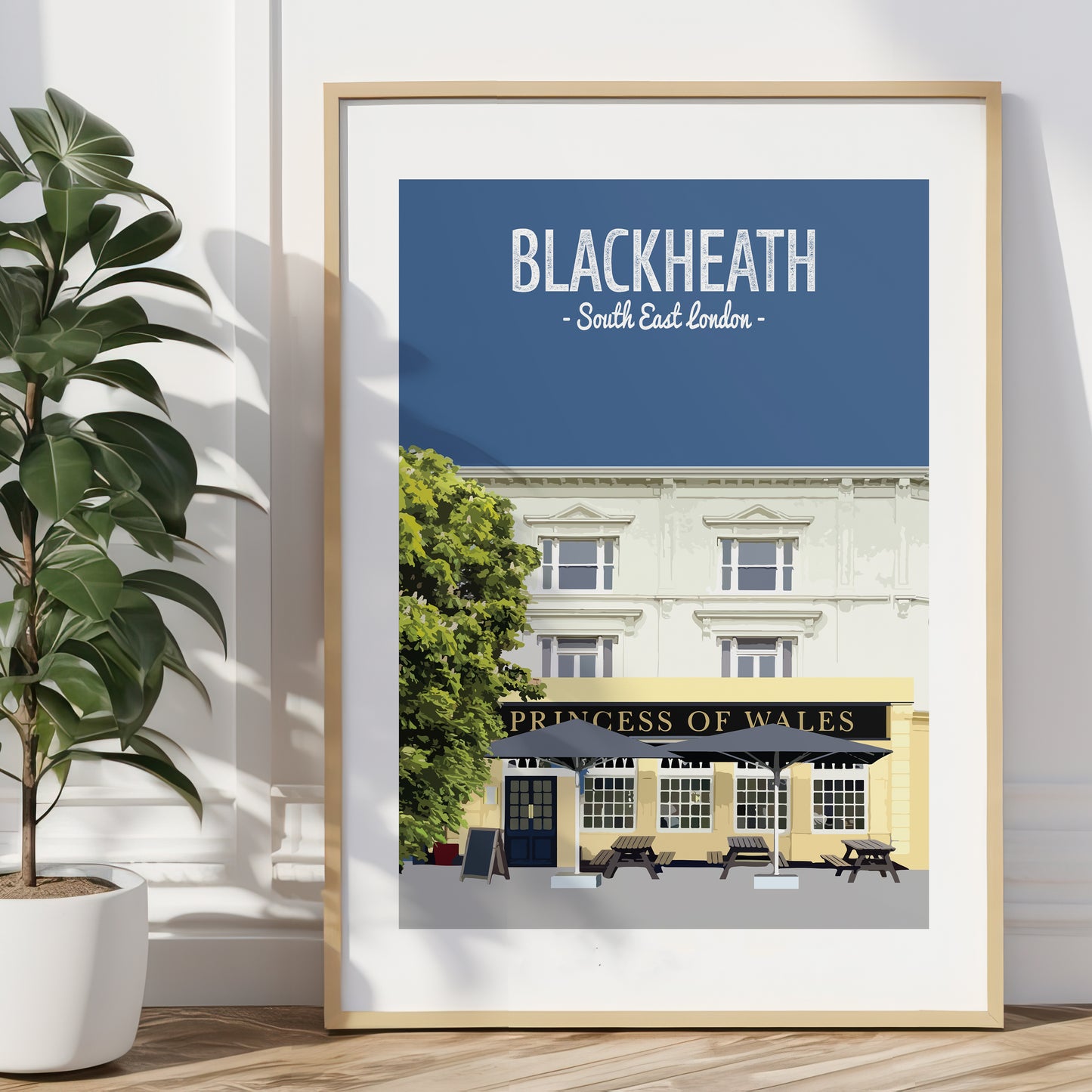 Blackheath print, The Princess of Wales pub