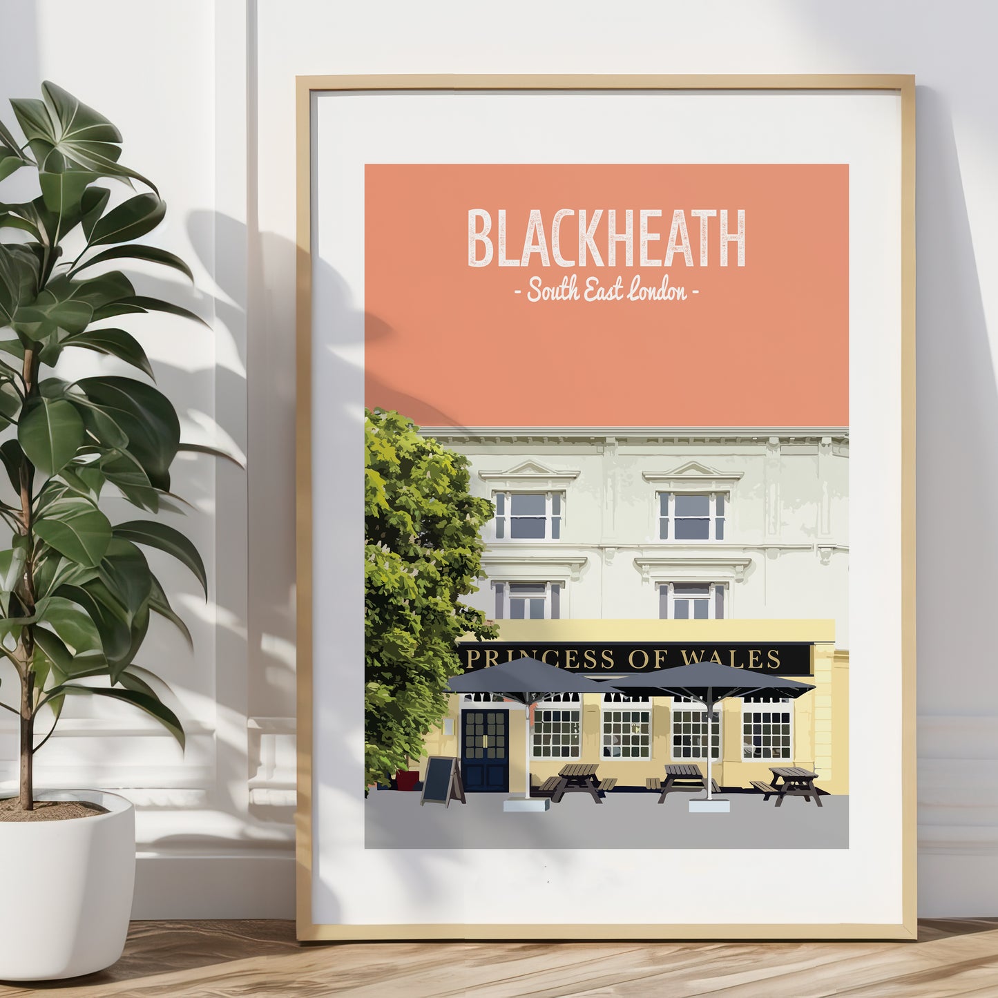 Blackheath print, The Princess of Wales pub