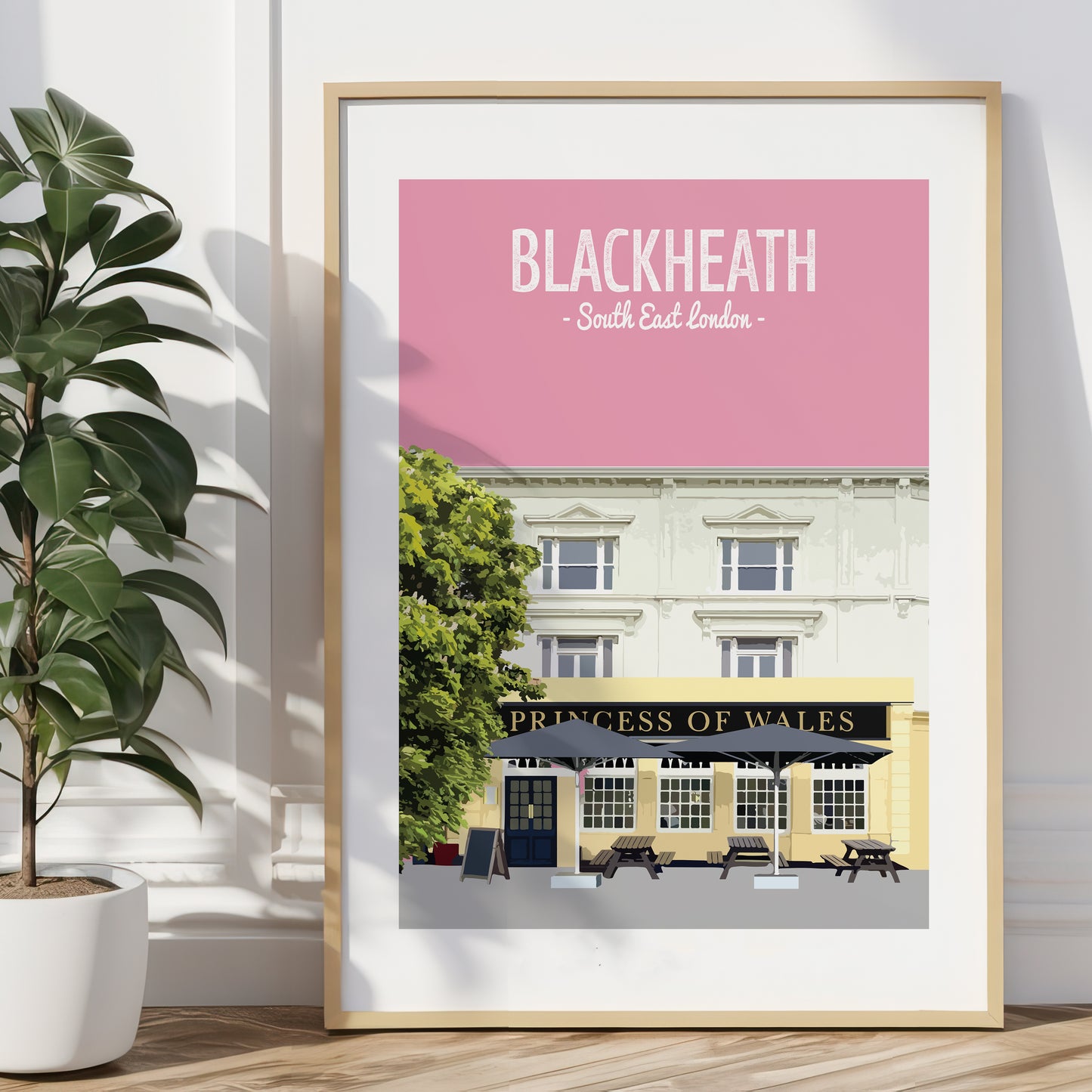 Blackheath print, The Princess of Wales pub