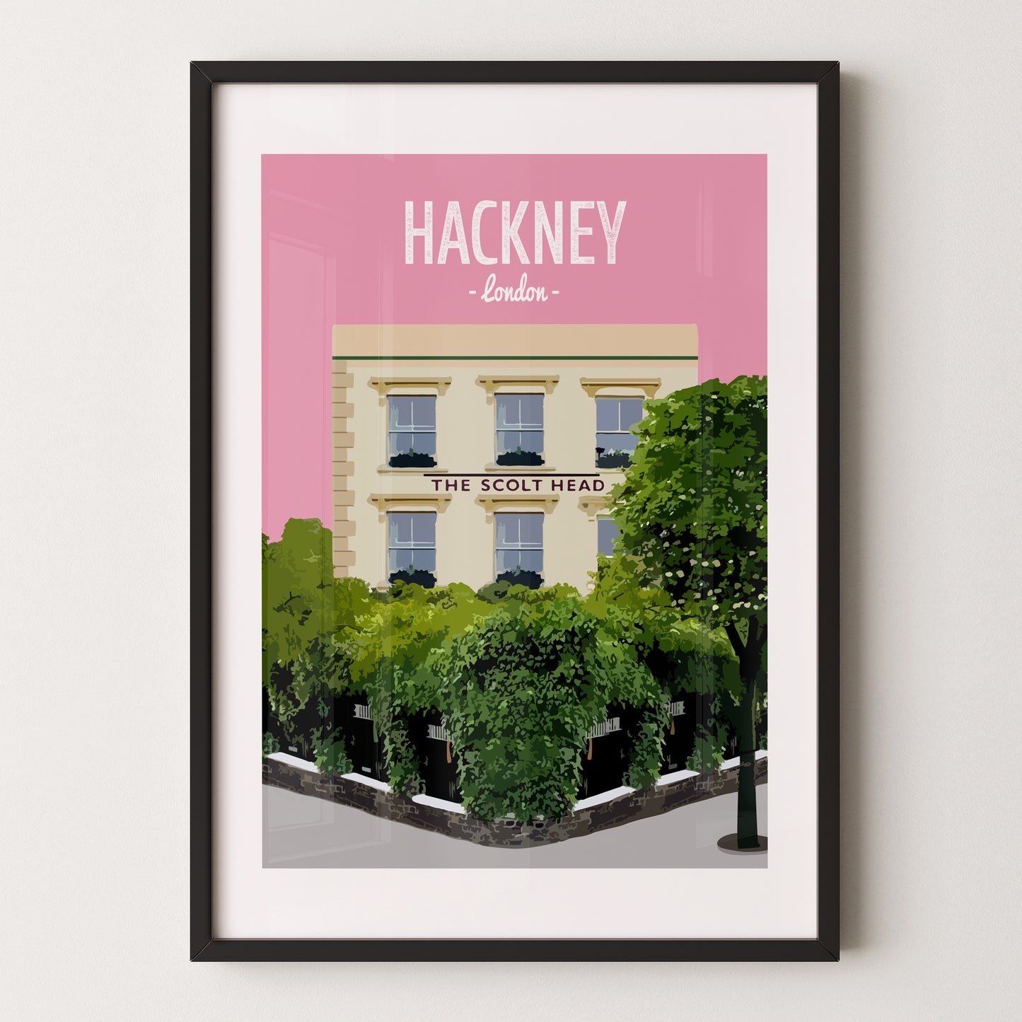 Hackney print, The Scolt Head pub