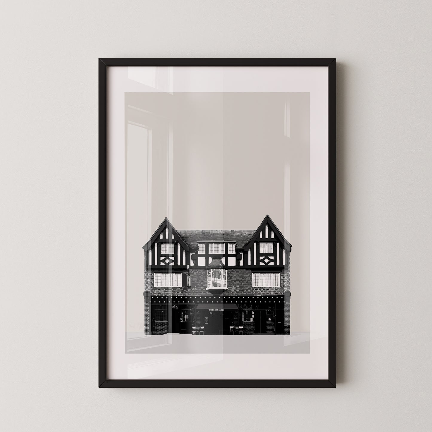 Shoreditch print, The Spread Eagle pub