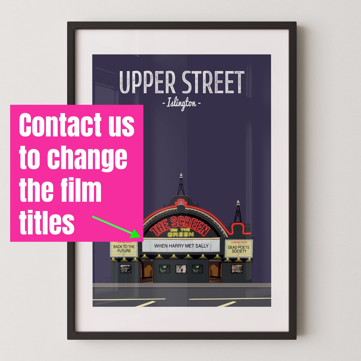 Islington print, The Screen on The Green cinema