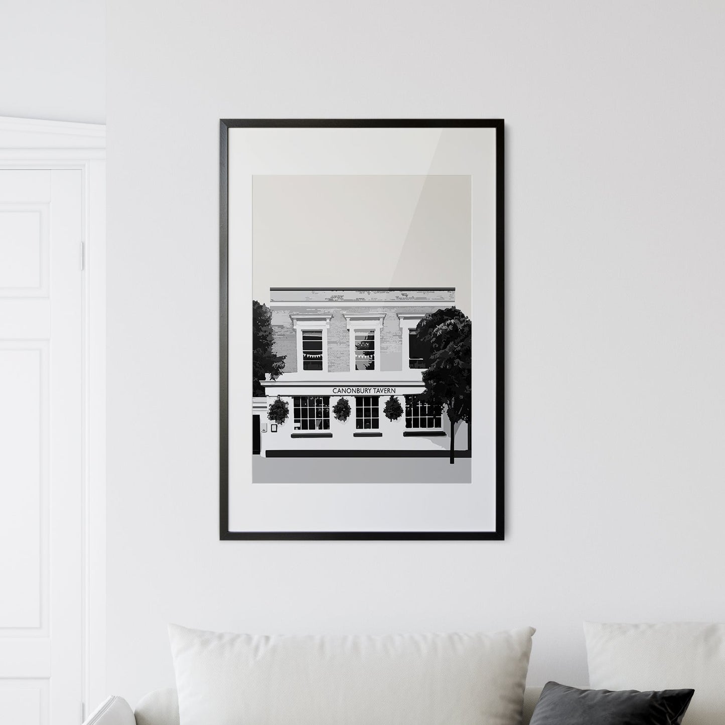 Islington print, The Canonbury pub